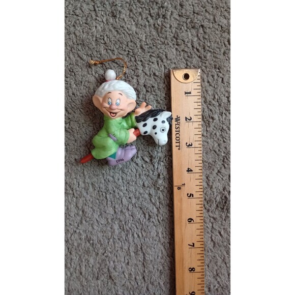 Vintage 1996 Disney Dopey Ornament By Grolier Collectibles Holiday Christmas - Picture 3 of 3